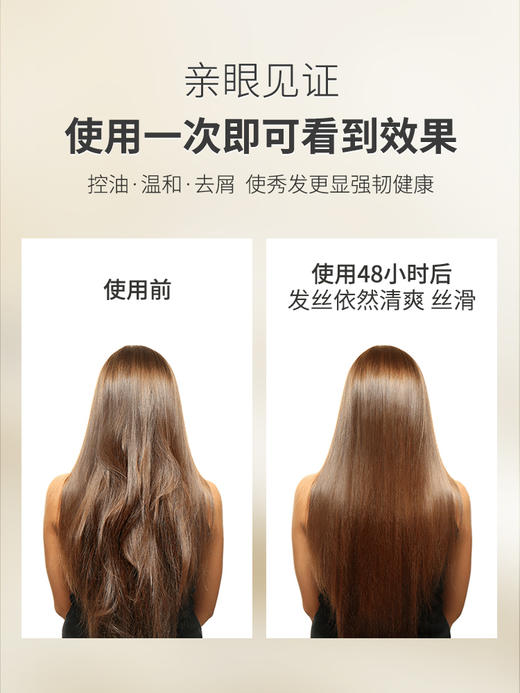 【新版】灵芝洗发水护发露密发正品官方品牌去屑止痒控油改善毛躁 （新旧混发） 商品图2