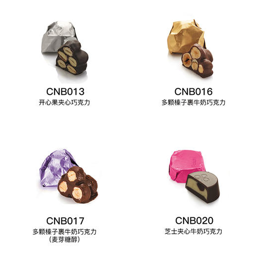 (订单满2000元发货 拍前请咨询客服 请勿单拍)Patchi芭驰巧克力口味自选婚礼定制款 商品图7