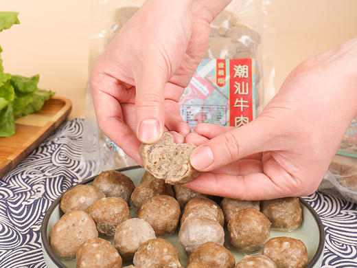 [全国包邮]熠昉潮食 金装版牛肉丸牛筋丸[牛肉含量≥90%]2斤起任选 商品图2