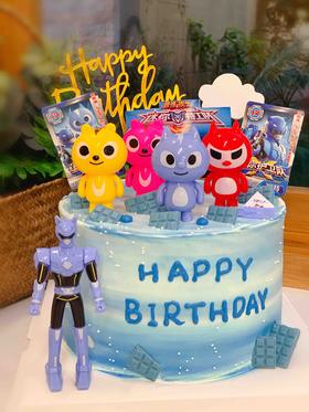 迷你特工队奶油蛋糕 下单前请仔细阅读商品详情