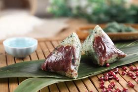 艾草豆沙粽子
