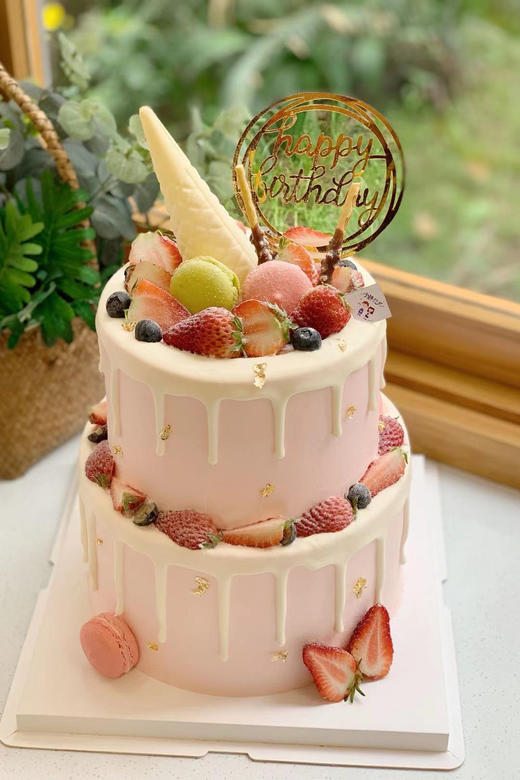 双层水果蛋糕 下单前请仔细阅读商品详情 商品图0