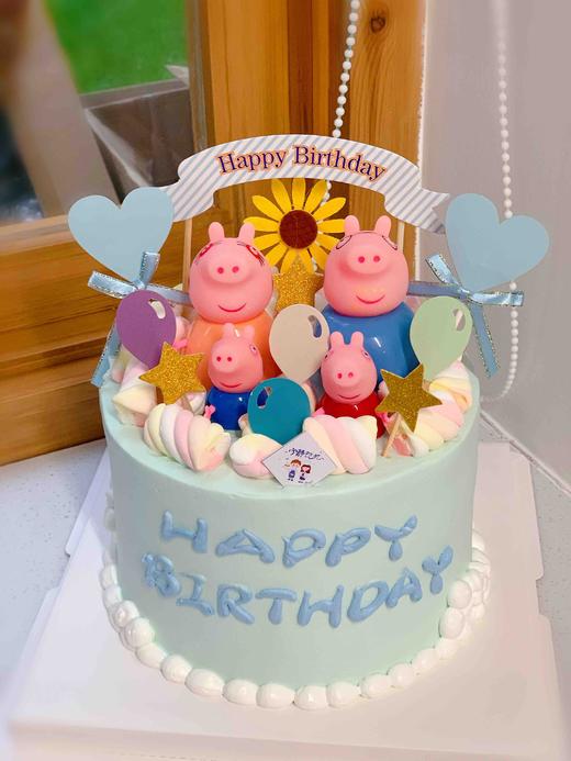小猪佩奇奶油蛋糕 下单前请仔细阅读商品详情 商品图0