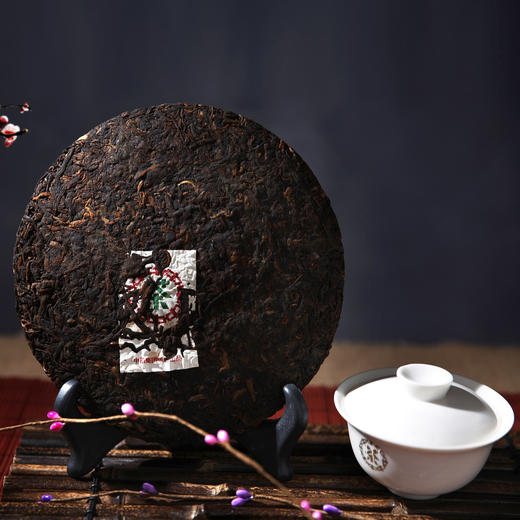 中粮-中茶(熟茶)云南七子普洱茶7217/357g/饼 /云南干仓直发 商品图2