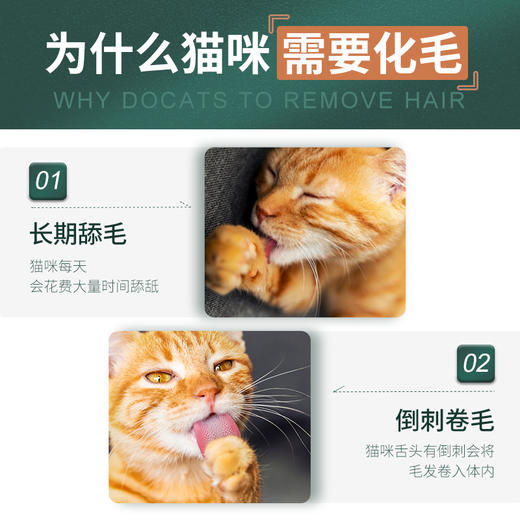 新宠之康-猫草化毛球片-60g天然植物去毛球调理肠胃猫咪化毛片 商品图1