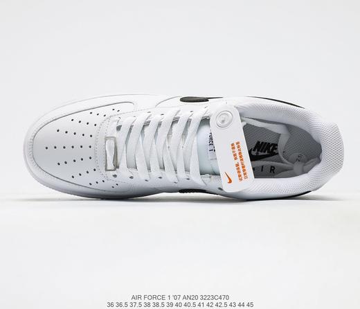 耐克NIKE Air Force 1 "White Black"白黑空军一号低帮休闲时尚百搭板鞋 商品图6