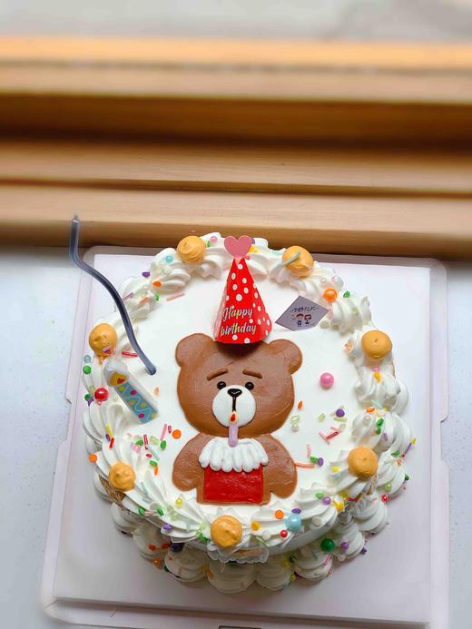 手绘熊奶油蛋糕 下单前请仔细阅读商品详情 商品图1