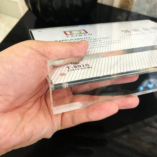A4A5台卡强磁台签10×15T型透明亚克力展示牌架台牌桌面价目表广告立牌双面价格水牌创意会议座位水晶餐桌牌号 商品图4