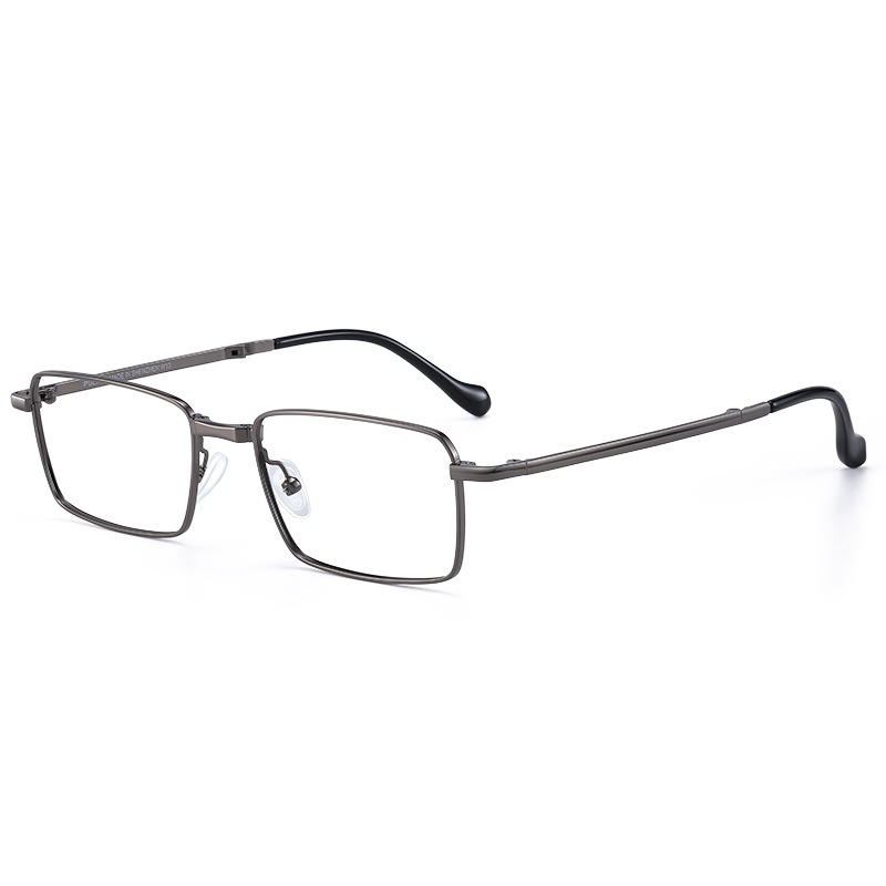 普莱斯10001 合金+板材 折叠 全框老花镜