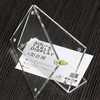 A4 L型强磁桌牌台签台卡A5透明亚克力台牌标价牌桌签a6酒水牌展示牌水晶餐牌立牌台卡广告牌 商品缩略图5