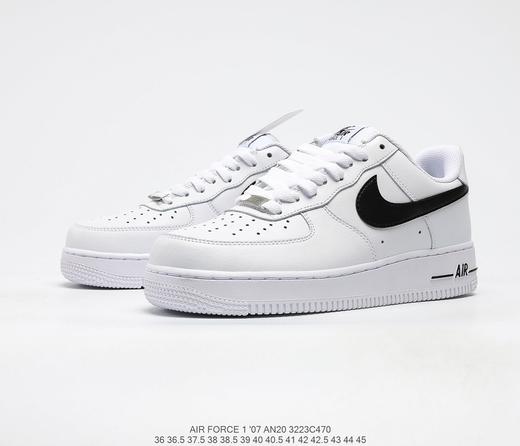 耐克NIKE Air Force 1 "White Black"白黑空军一号低帮休闲时尚百搭板鞋 商品图4