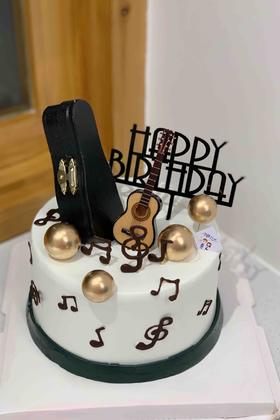 吉他🎸小提琴奶油蛋糕 下单前请仔细阅读商品详情