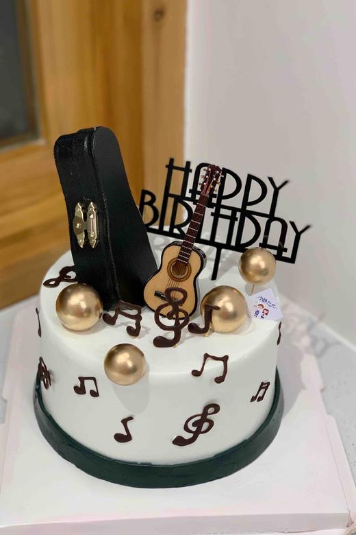 吉他🎸小提琴奶油蛋糕 下单前请仔细阅读商品详情 商品图0