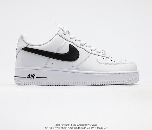 耐克NIKE Air Force 1 "White Black"白黑空军一号低帮休闲时尚百搭板鞋 商品图5