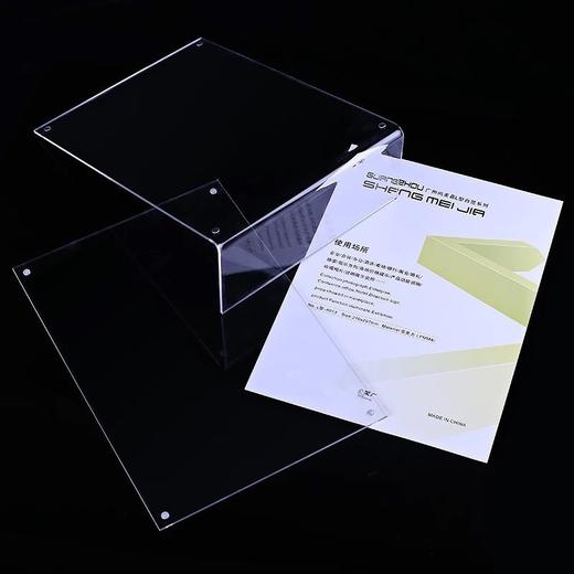 A4 L型强磁桌牌台签台卡A5透明亚克力台牌标价牌桌签a6酒水牌展示牌水晶餐牌立牌台卡广告牌 商品图9