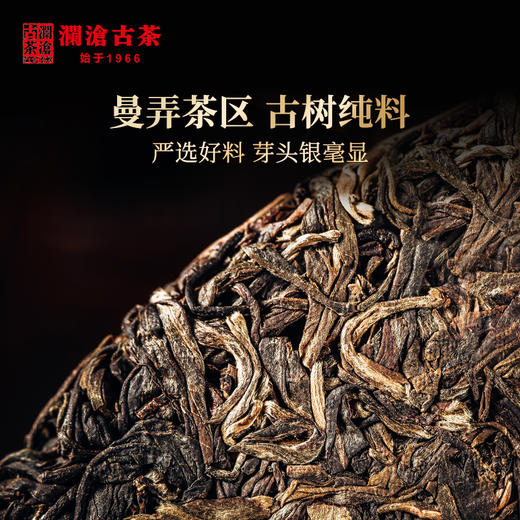澜沧古茶2010年曼弄古树茶0016大饼普洱茶生茶400g/盒 商品图2