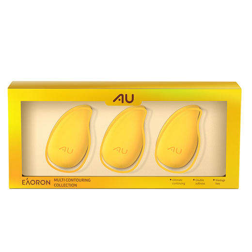 【海外直邮】EAORON 芒果美妆蛋 3只装 商品图0
