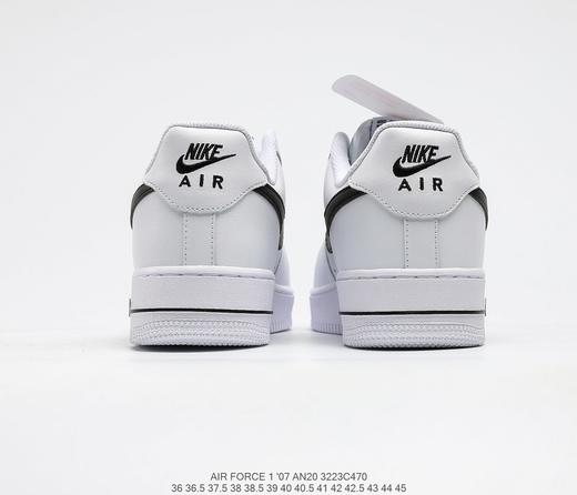 耐克NIKE Air Force 1 "White Black"白黑空军一号低帮休闲时尚百搭板鞋 商品图7