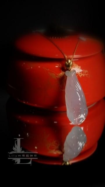 “因荷得藕”18k荷花扣头项坠 商品图2