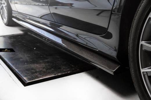 BENZ W218 小改款 后期 CLS AMG FD 高品质 碳纤维侧裙 商品图0
