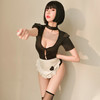 【夺面双汹】情趣内衣 制服 束缚 暗扣 开档 性感 连体衣 女仆 套装 7946 商品缩略图3