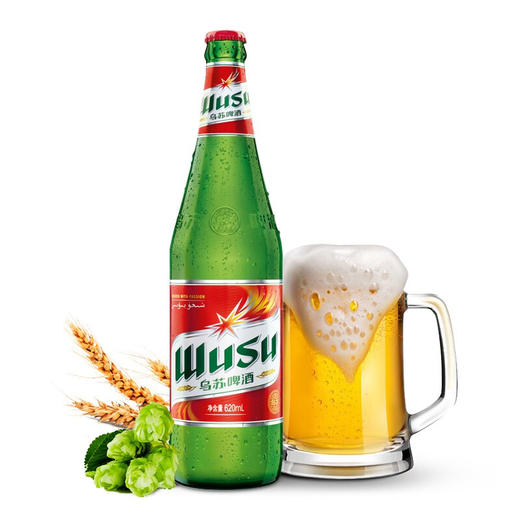 乌苏啤酒620ml*12瓶 商品图2