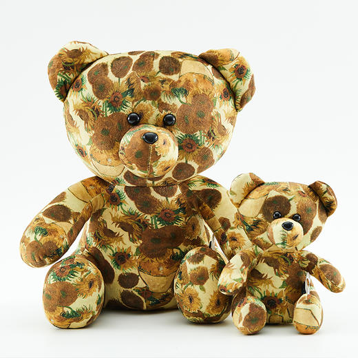 The National Gallery梵高向日葵系列创意小熊抱枕创意女朋友礼物送小孩 商品图1