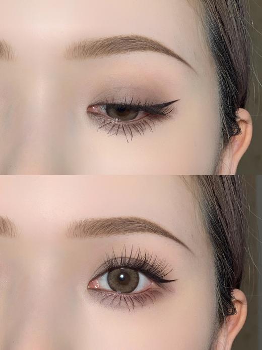 ❥【新款0~600度】糯米团子棕彩色年抛美瞳近视隐形眼镜 商品图1