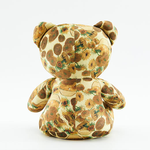 The National Gallery梵高向日葵系列创意小熊抱枕创意女朋友礼物送小孩 商品图2