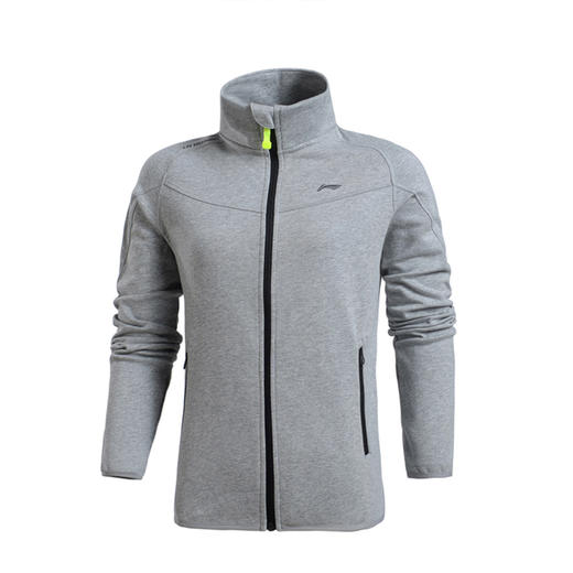 李宁花灰开衫AWDK346-1外套运动休闲 商品图0