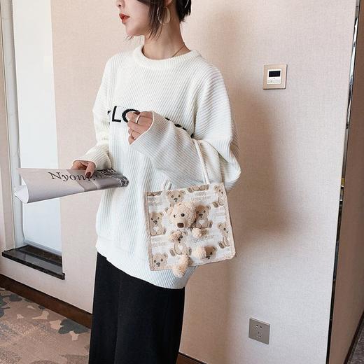 女学生手提包 化妆包ins饭盒袋便当箱包 商品图6