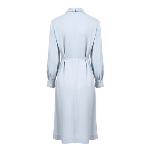 EITIE爱特爱女装春夏长袖修身中长款纯色连衣裙6507245 商品图8