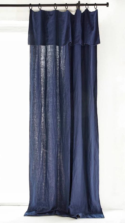 伽罗 JALO 窗幔式厚亚麻窗帘 商品图2