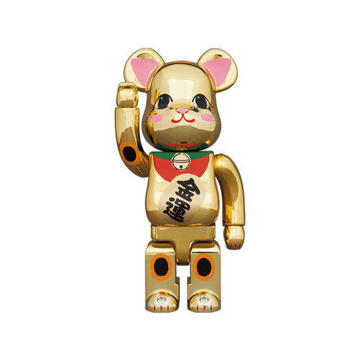 收藏系列 Be@rbrick 400%系列 金运 金色 商品图0