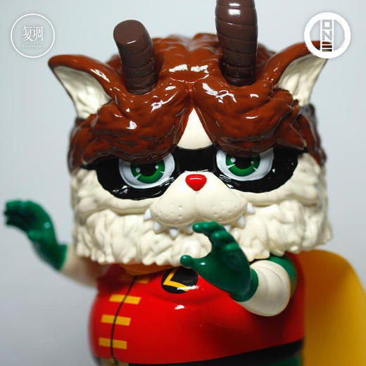 现货 壹工坊 Fatman發腹俠 和 Longbun 狼宾 搪胶 潮玩 商品图3