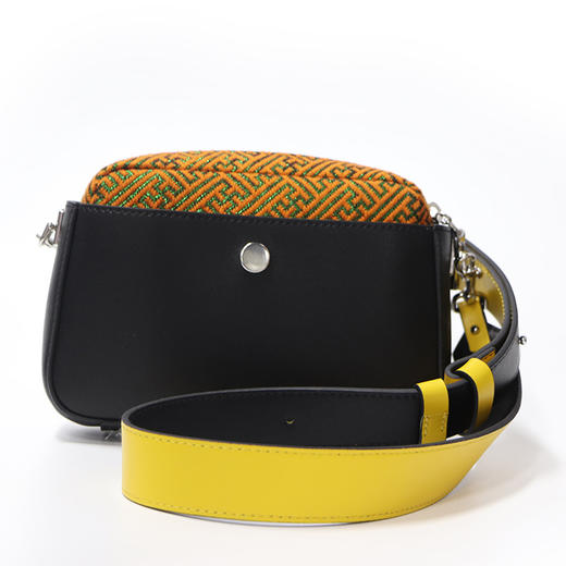 云南非遗傣族织锦方形挎包 商品图0