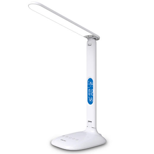 得力（deli） 4325台灯闹钟LED可充电5级调光床头灯 商品图2