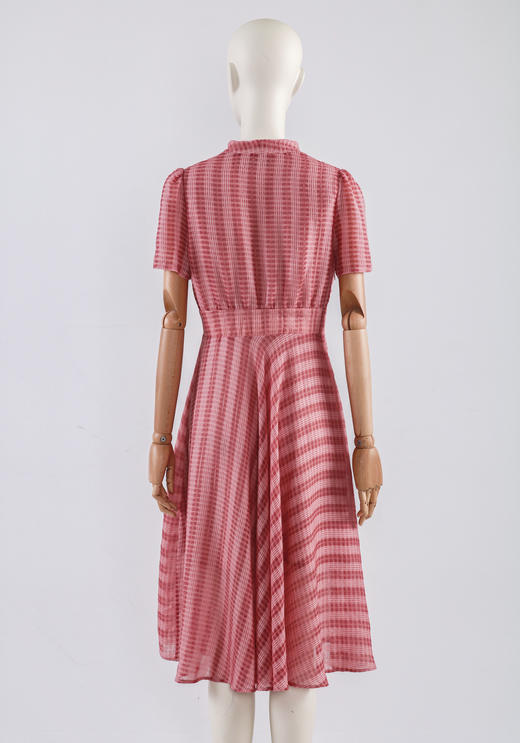 领打折复古大摆连衣裙 商品图3