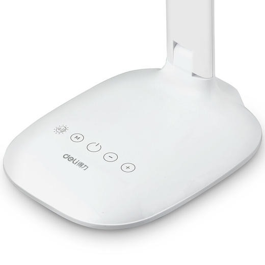 得力（deli） 4325台灯闹钟LED可充电5级调光床头灯 商品图3