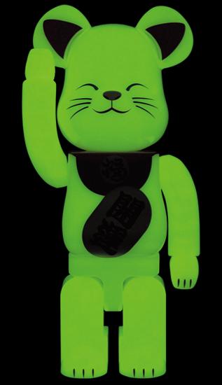 收藏系列 Be@rbrick 400%系列 夜光开运招财猫 商品图2