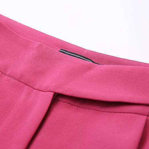 EITIE爱特爱春夏新款女装修身高腰直筒裤子小脚裤休闲6505210 商品图7