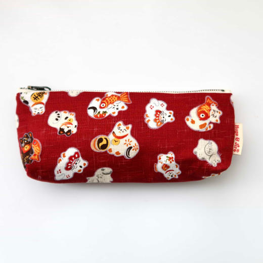 HUJI祤集笔袋风の花陶俑小猫 商品图1