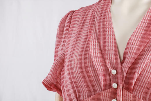 领打折复古大摆连衣裙 商品图4