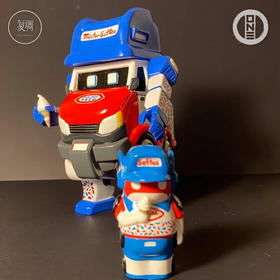 现货 壹工坊 玩具 香港重机 - 冰淇淋车父子丼 搪胶 潮玩