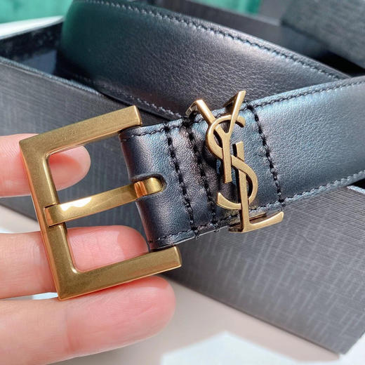 圣罗兰YSL 3.0cm方形搭扣腰带 商品图0