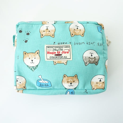 HUJI祤集Motley收纳包插画小柴头像 商品图3