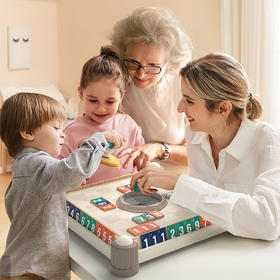 【国粹经典 数字麻将桌游】数字逻辑桌面游戏：排列组合，启蒙数理，创意叠加，边学边玩，数感加分！