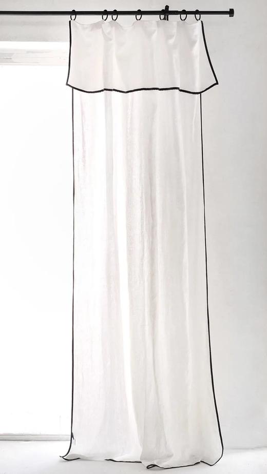 伽罗 JALO 窗幔式厚亚麻窗帘 商品图0