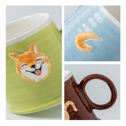 JOYYE卓艺萌物派对陶瓷杯TMC0120055水杯女可爱办公室少女创意个性咖啡杯潮流 商品图3