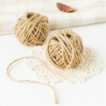 麻绳 25米 森系蛋糕绑带 生日蛋糕麻线蛋糕装饰围边麻绳复古装饰 商品图0